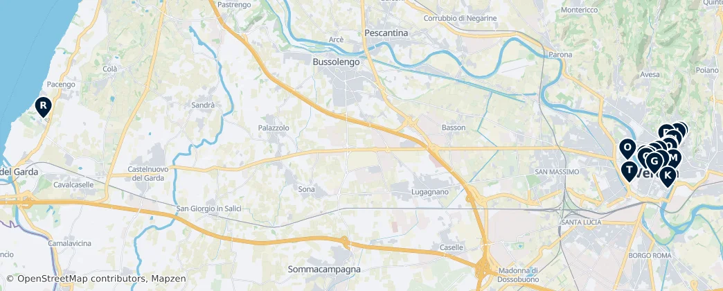 Map of 维罗纳
