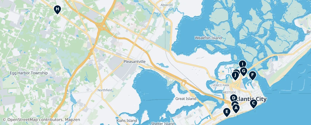 Map of 大西洋縣
