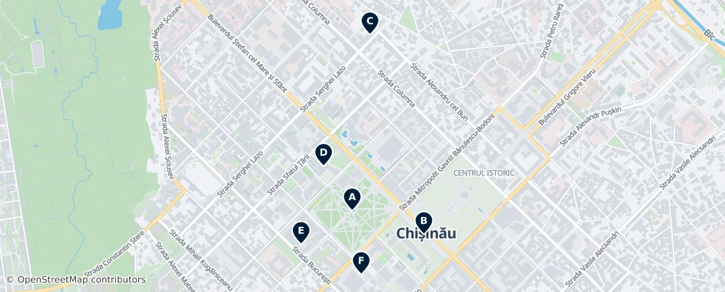 Map of Sectorul Buiucani