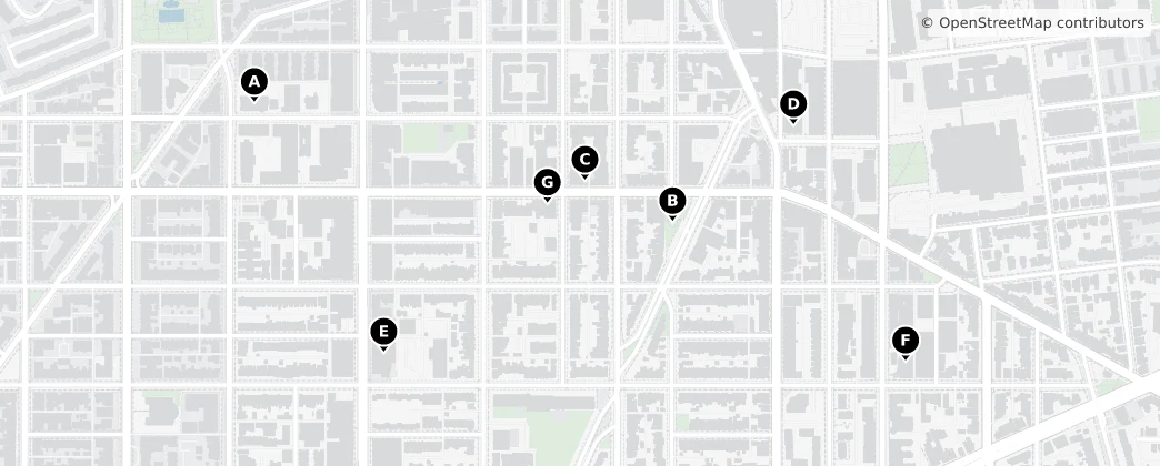 Map of Cardozo/Shaw