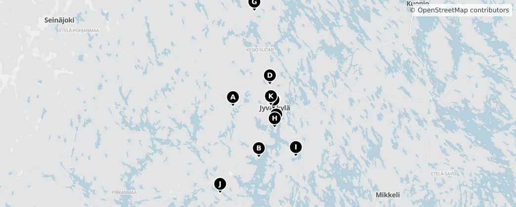 Map of 中芬蘭區