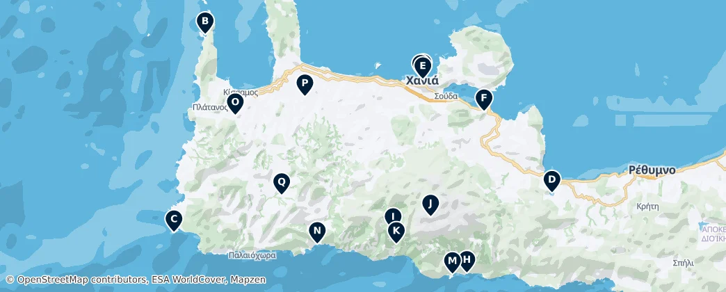 Map of Periphereiake Enoteta Chanion