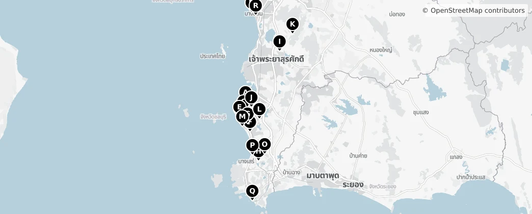 Map of 春武里府