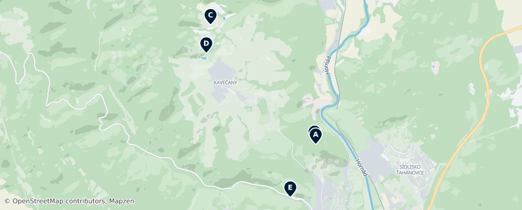 Map of Black Mountain