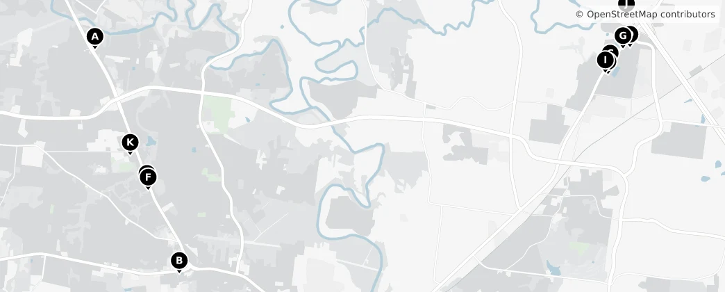 Map of 克拉克斯维尔