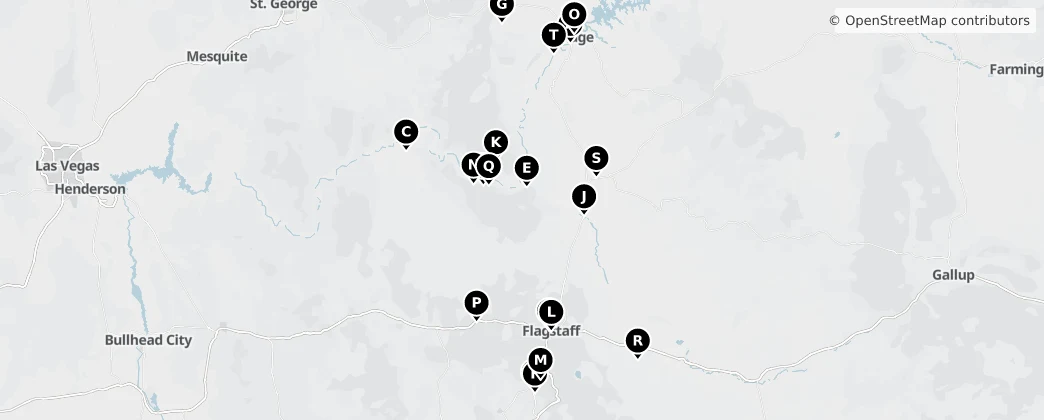 Map of 可可尼諾縣