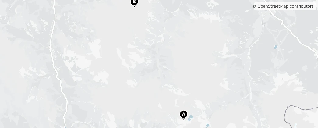 Map of 塞克斯特訥多洛米蒂山脈