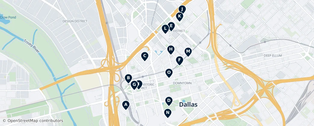 Map of Downtown
