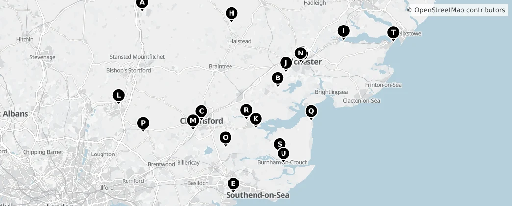 Map of Essex