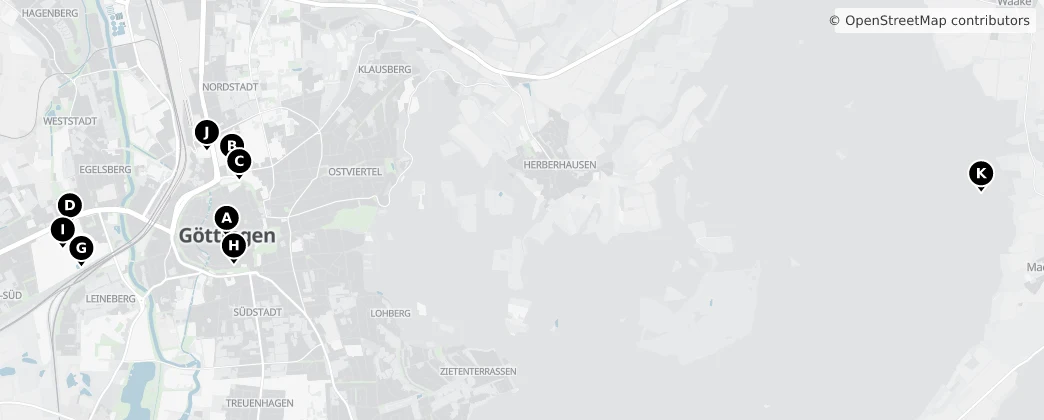 Map of 哥廷根