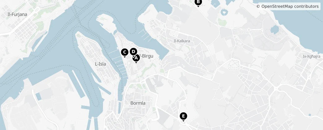 Map of Zabbar
