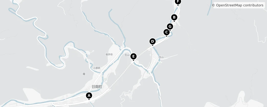Map of 日野郡