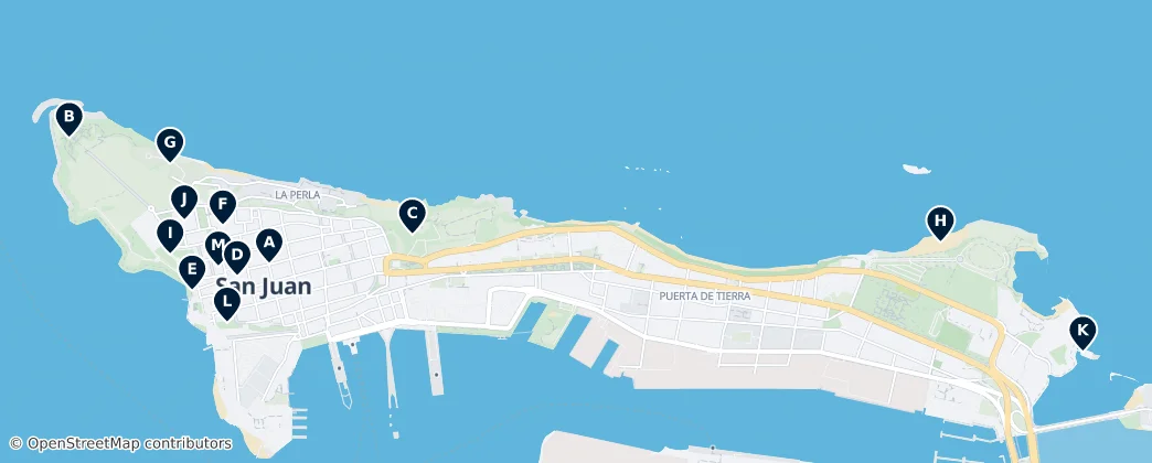 Map of Isleta de San Juan
