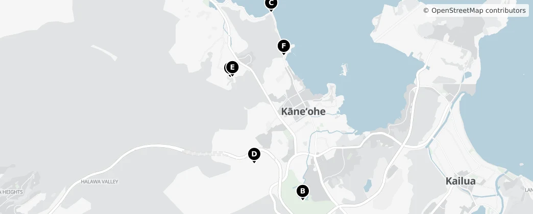 Map of 卡內奧赫