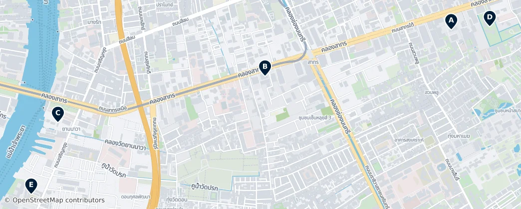 Map of Sathon
