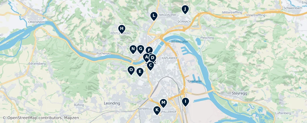 Map of 林茨