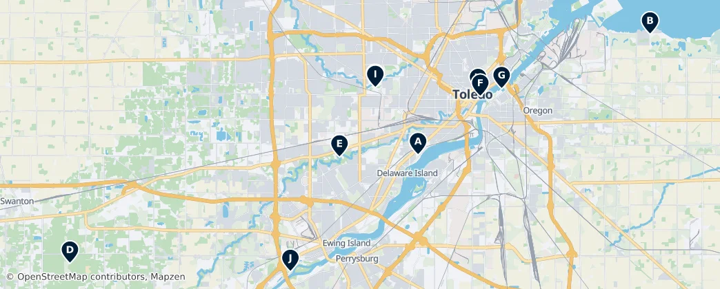 Map of 盧卡斯縣