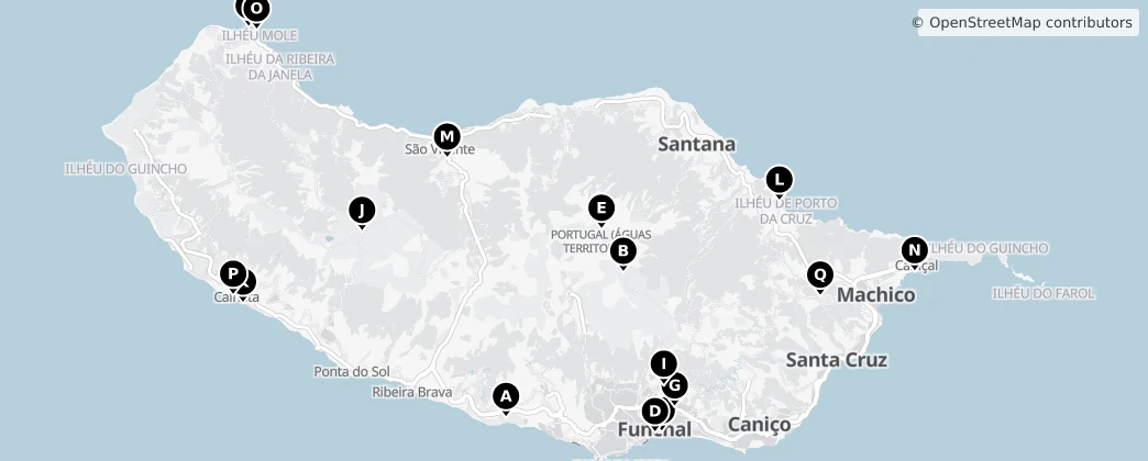 Map of 馬德拉島