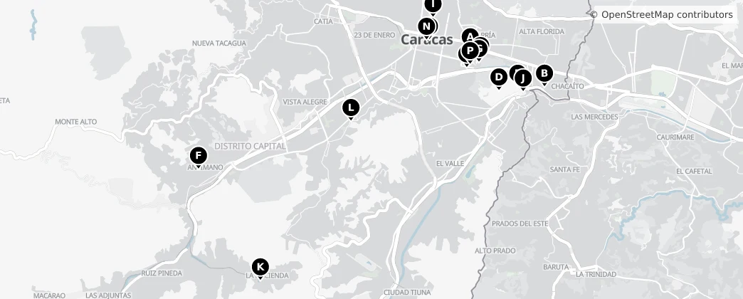 Map of Municipio Libertador