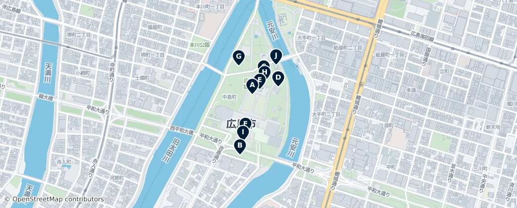 Map of Nakajimacho