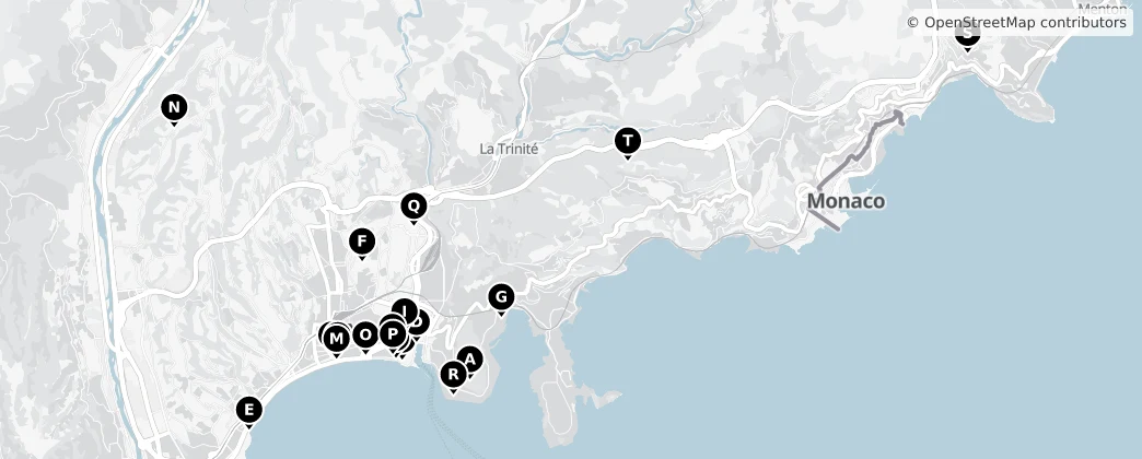Map of 尼斯区