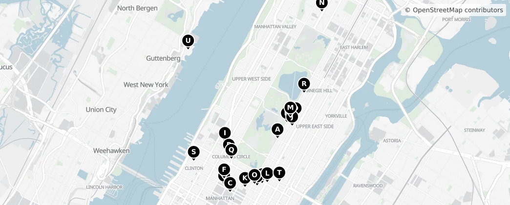 Map of North Bergen, New Jersey
