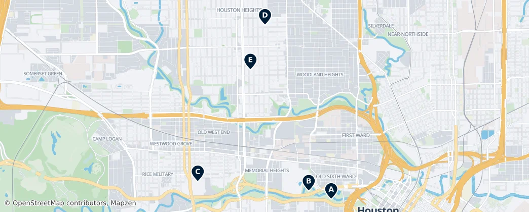 Map of North Inner Loop