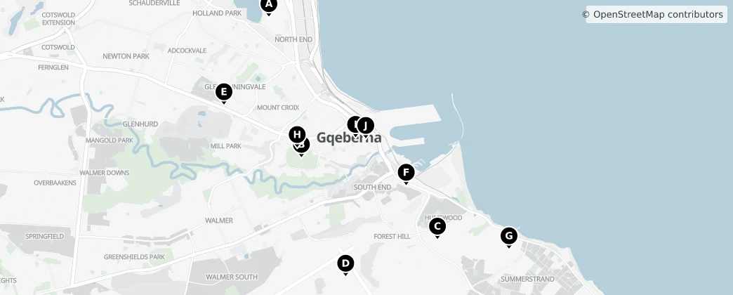 Map of 伊利沙伯港