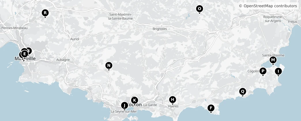 Map of Préalpes de Provence