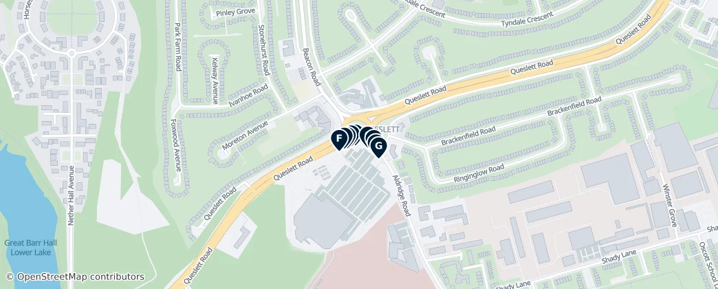 Map of Queslett