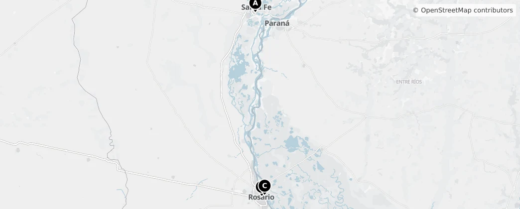Map of 圣菲