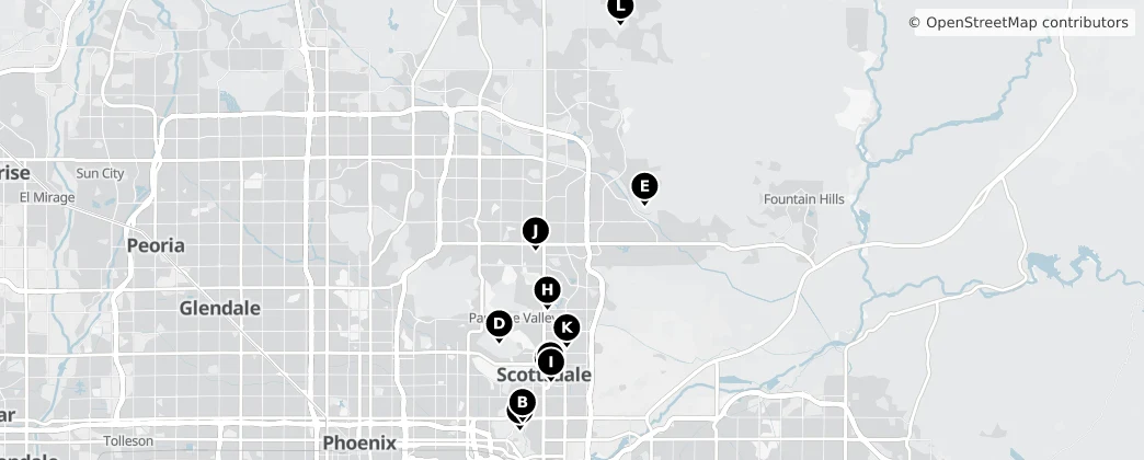 Map of 斯科茨代爾