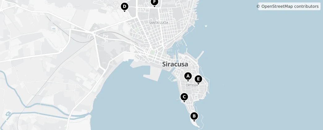 Map of 叙拉古