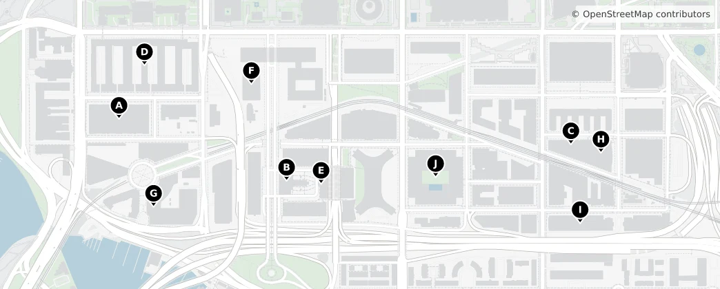 Map of Southwest Employment Area
