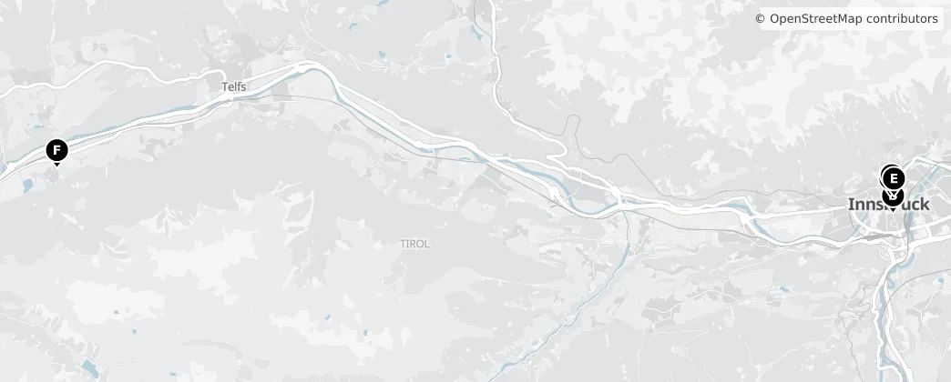 Map of 施圖拜阿爾卑斯山脈