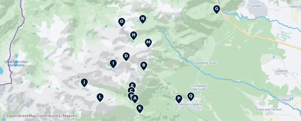 Map of 塔特蘭斯卡魯門尼卡