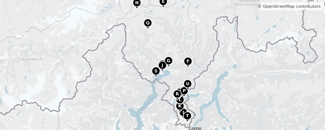 Map of 提契諾州