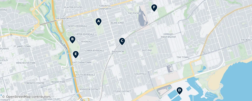 Map of Toronto—Danforth