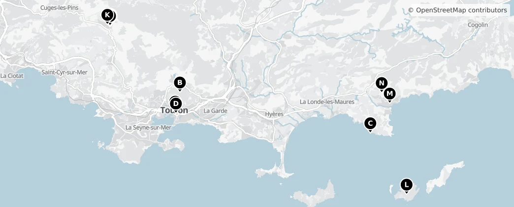 Map of 土伦