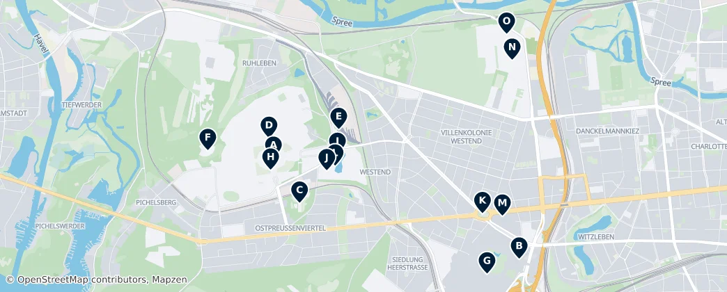 Map of Westend