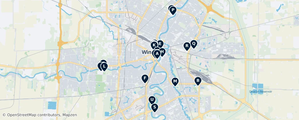 Map of 温尼伯