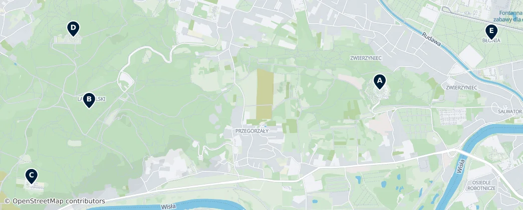 Map of Zwierzyniec