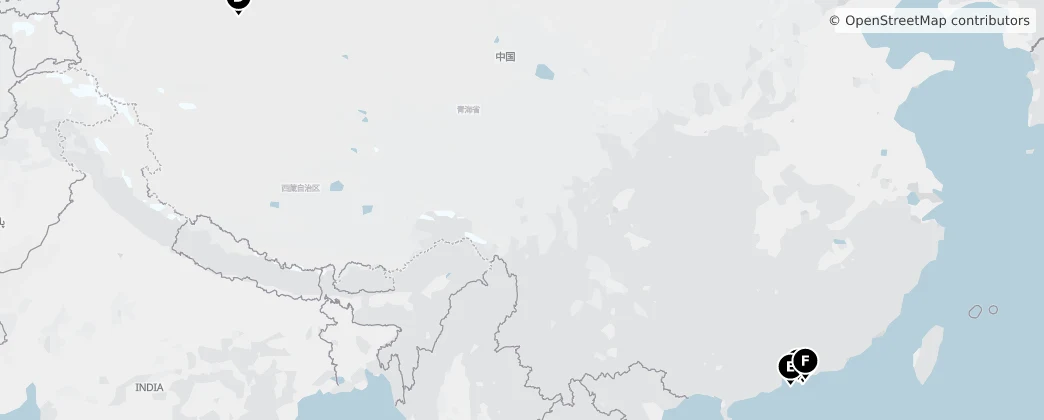 Map of 中国
