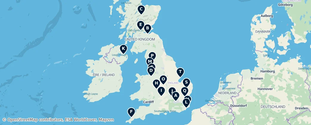 Map of United Kingdom