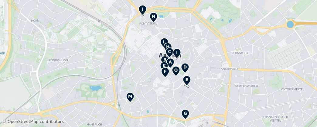 Aachen Museums & Heritage — Mappa