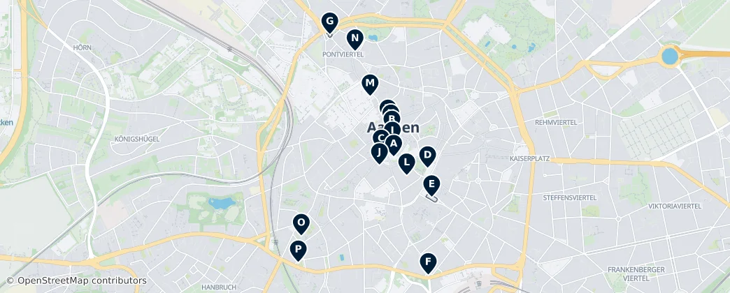 Architectural Heritage of Aachen — Mapa