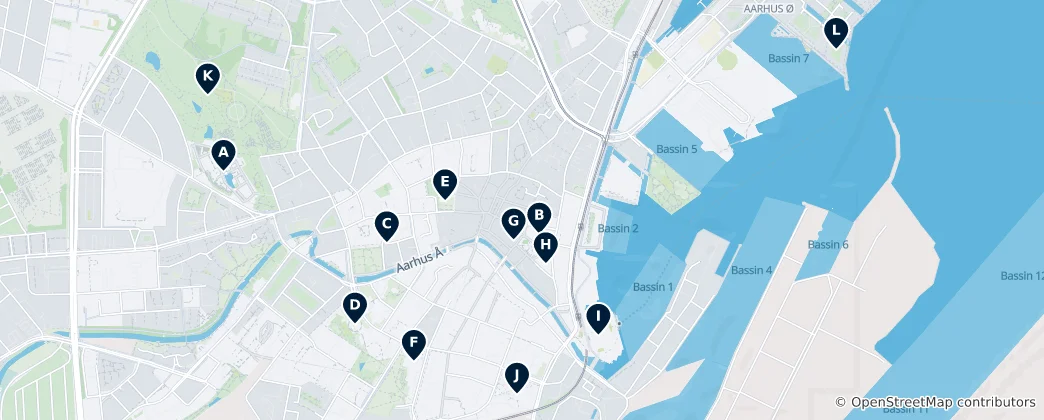 Mapa De Aarhus Essentials
