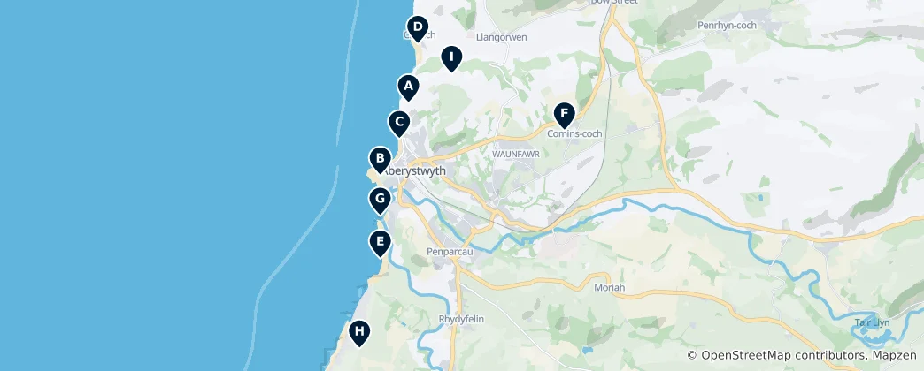 Mappa di Coastal Walks & Views