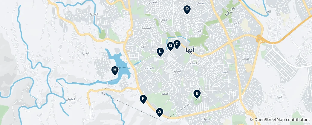 Map of Abha Essentials