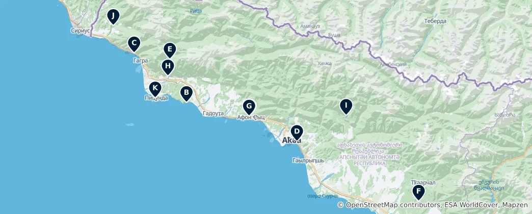 Map of Historic Castles and Ruins